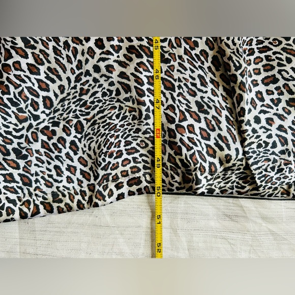 Women’s Animal Print Contrast Trim Satin Maxi Slip Dress and Robe Set Size S/M - Picture 16 of 16